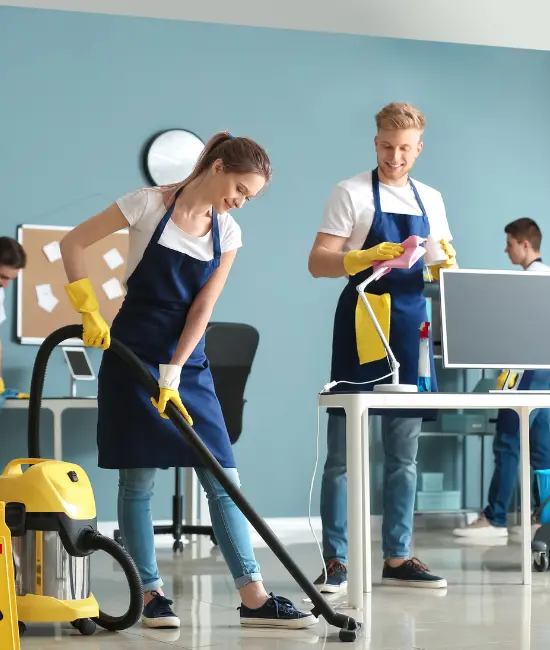 Cleaning crew commercial cleaning crew