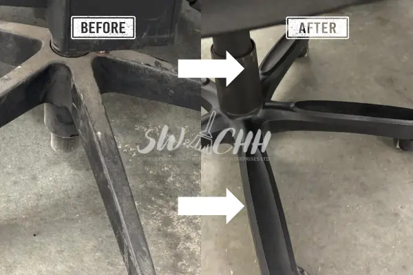 Chair base before after chair base